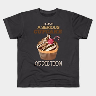 I Love Sweet Dessert Cupcake Kids T-Shirt